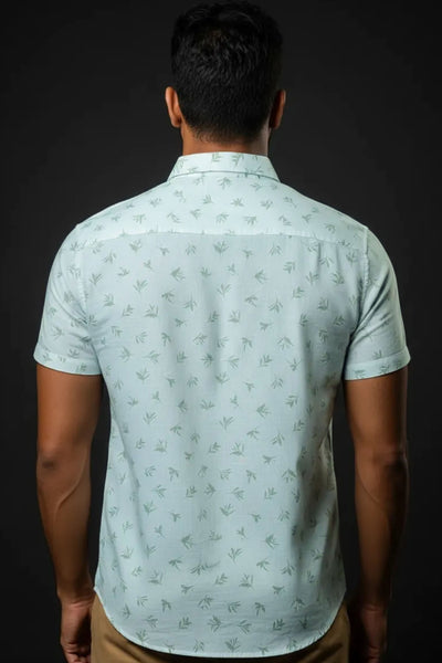 Slim Fit Printed S/S Shirt