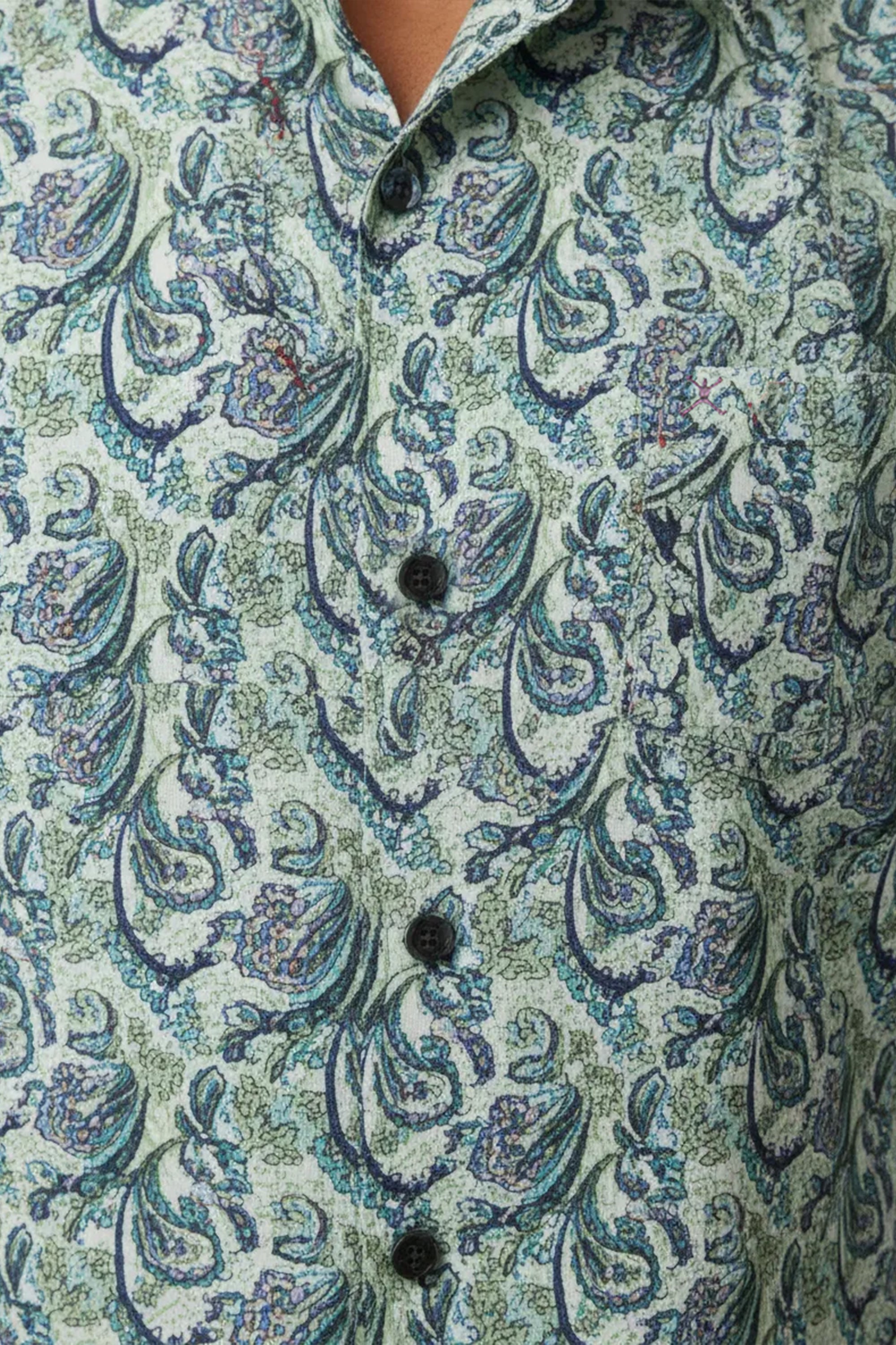 Slim Fit Printed S/S Shirt
