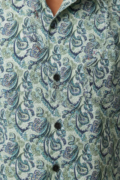 Slim Fit Printed S/S Shirt