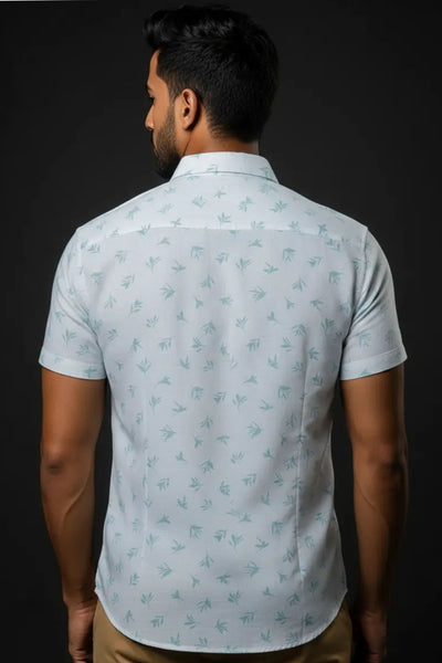 Slim Fit Printed S/S Shirt