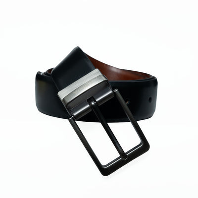Reversible Standard Lock Belt - Black & Light Brown