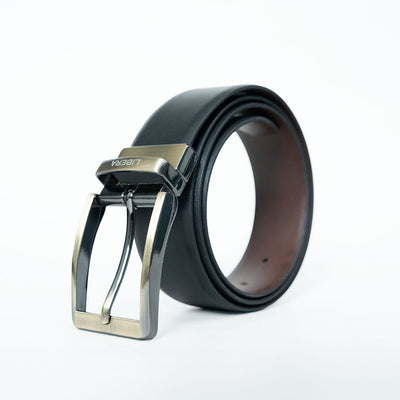Reversible Standard Lock Belt - Black & Coffee Brown