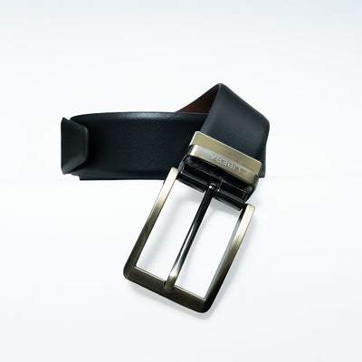 Reversible Standard Lock Belt - Black & Coffee Brown