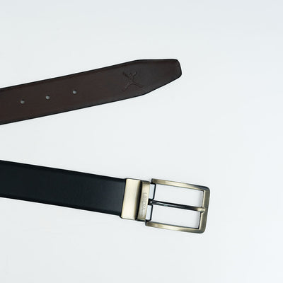 Reversible Standard Lock Belt - Black & Coffee Brown