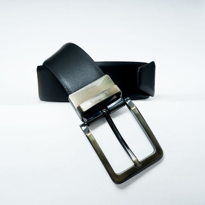 Reversible Standard Lock Belt - Black & Coffee Brown