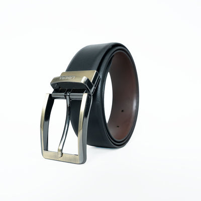 Reversible Standard Lock Belt - Black & Coffee Brown