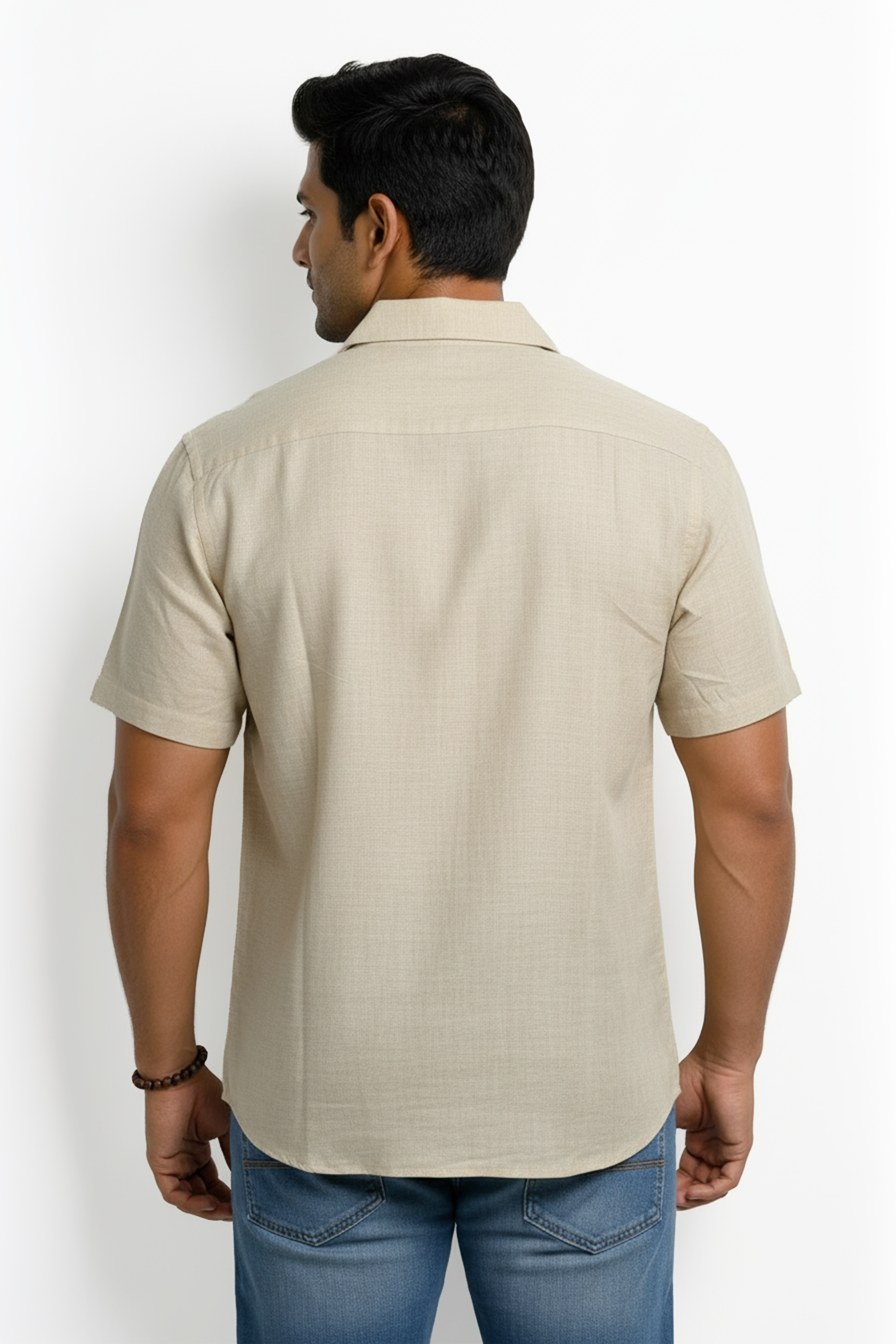 Slim Fit Cotton Printed S/S Shirt