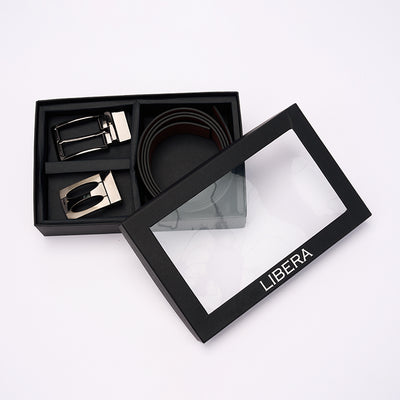 Three Piece Gift Box - Reversible Belt & Buckle
