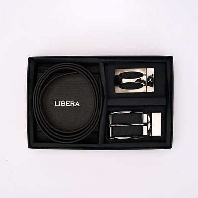 Three Piece Gift Box - Reversible Belt & Buckle