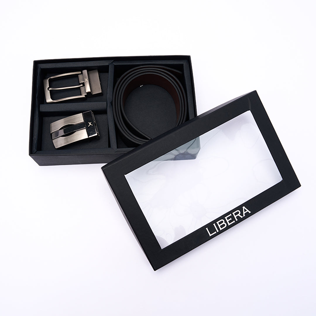 Three Piece Gift Box - Reversible Belt & Buckle