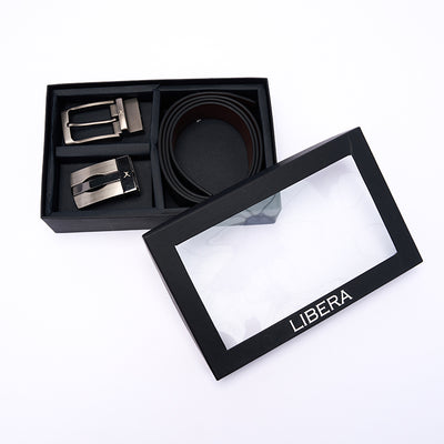 Three Piece Gift Box - Reversible Belt & Buckle
