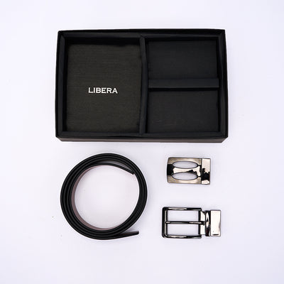 Three Piece Gift Box - Reversible Belt & Buckle
