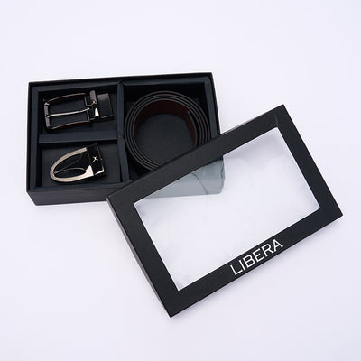 Three Piece Gift Box - Reversible Belt & Buckle