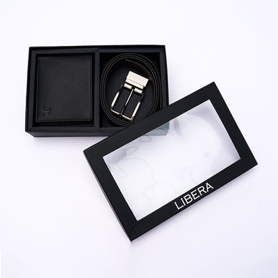Two Piece Gift Box - Reversible Belt & RFID Wallet