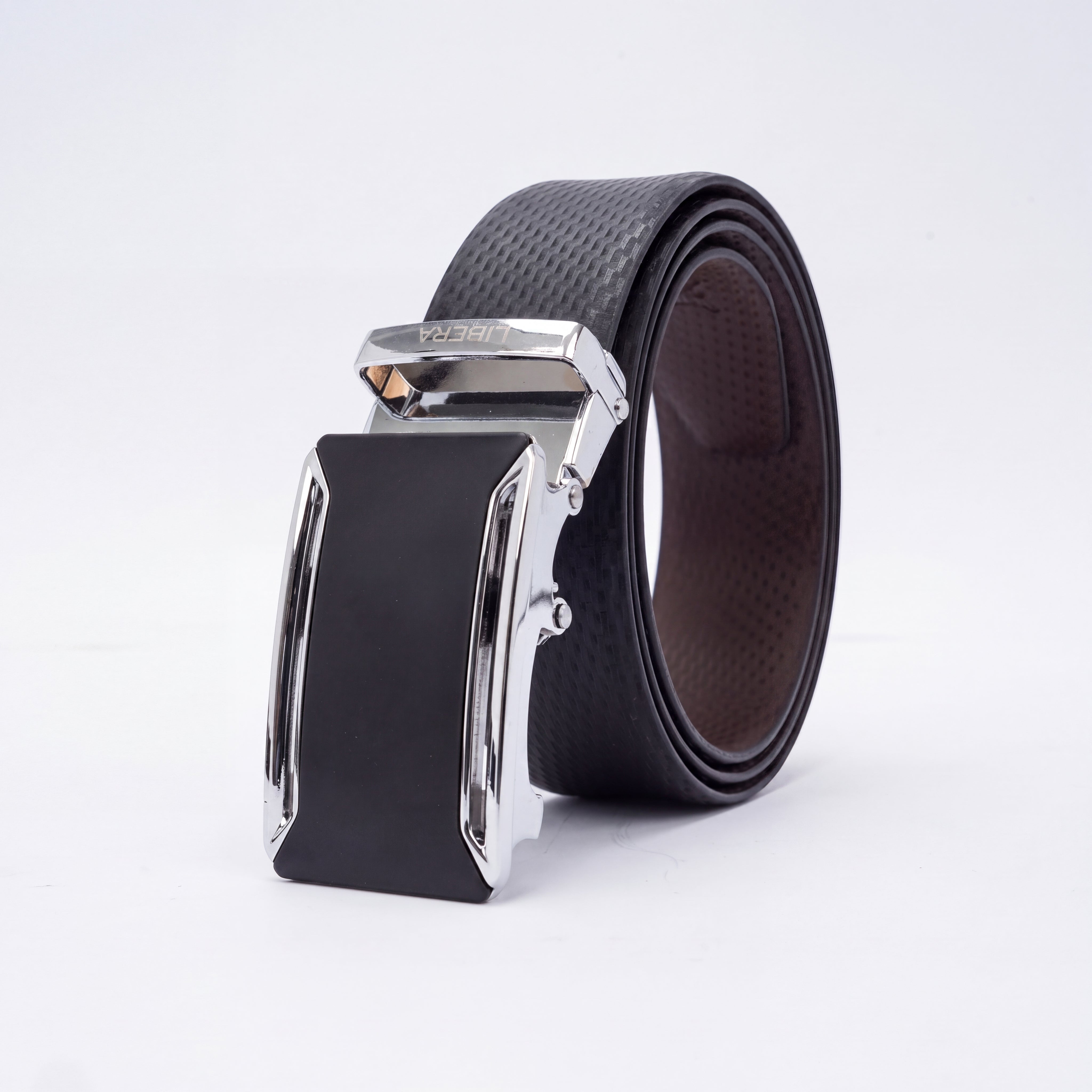 Italian Leather Auto Lock Belt - Black | Coffee Brown