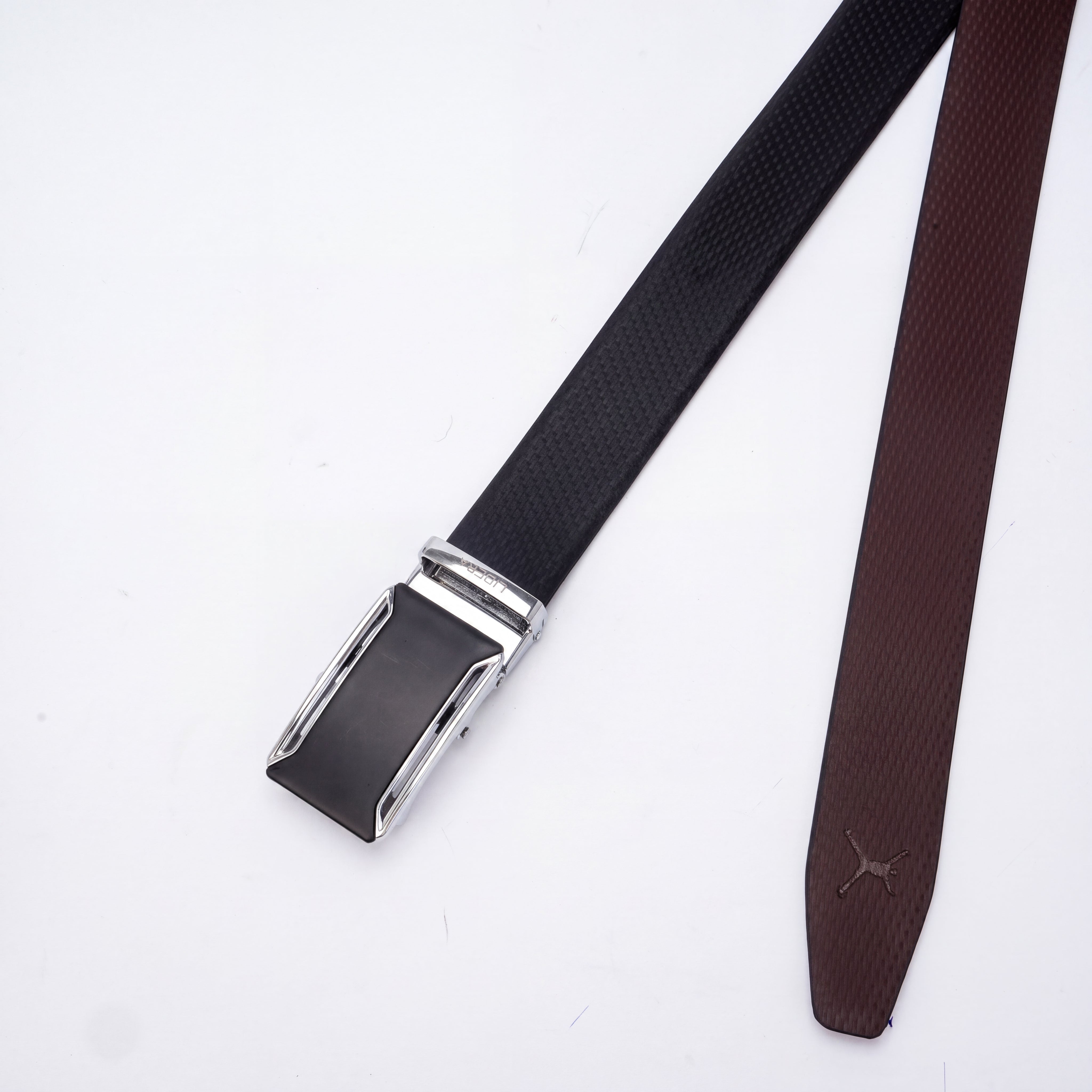 Italian Leather Auto Lock Belt - Black | Coffee Brown