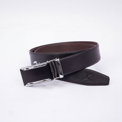 Italian Leather Auto Lock Belt - Black | Coffee Brown