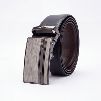 Italian Leather Auto Lock Belt - Black | Coffee Brown