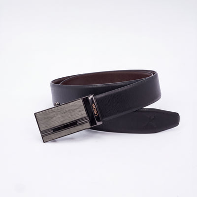 Italian Leather Auto Lock Belt - Black | Coffee Brown