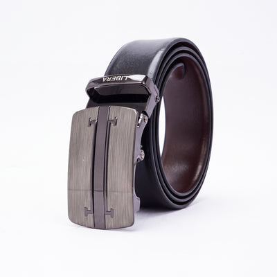 Italian Leather Auto Lock Belt - Black | Coffee Brown