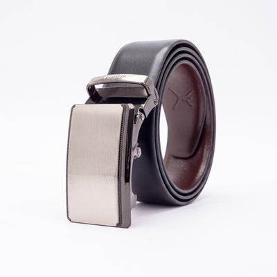 Italian Leather Auto Lock Belt - Black | Coffee Brown