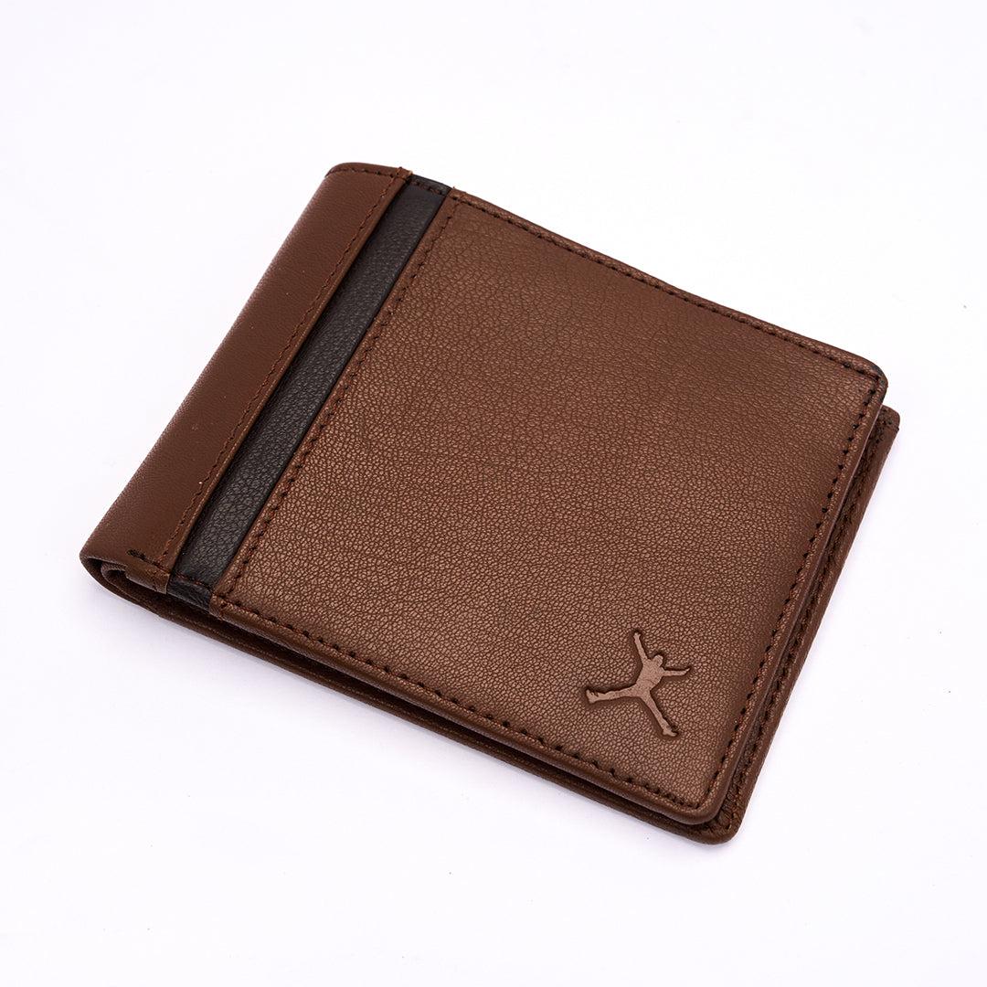 Genuine Leather RFID Wallet - Tan