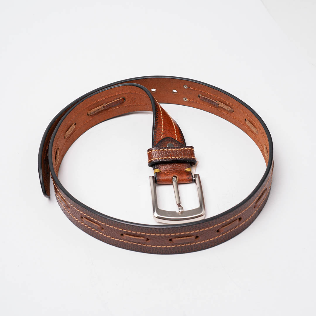 Gents Casual Leather Belt - Tan