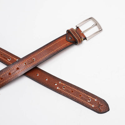 Gents Casual Leather Belt - Tan