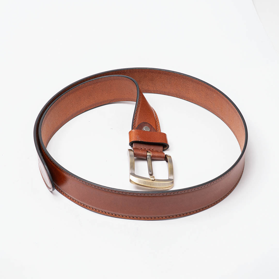 Gents Casual Leather Belt - Tan