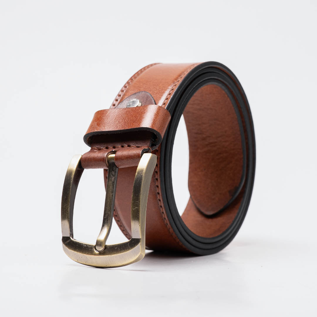 Gents Casual Leather Belt - Tan