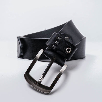Gents Casual Leather Belt - Black