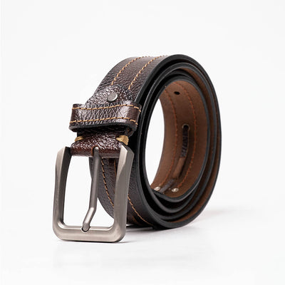 Gents Casual Leather Belt -  Brown