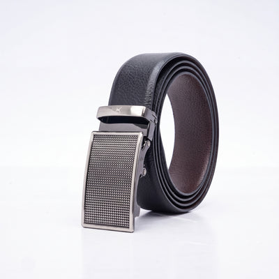 Genuine Leather Auto Lock Belt - Black | Coffee Brown
