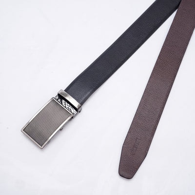 Genuine Leather Auto Lock Belt - Black | Coffee Brown