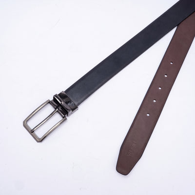Genuine Leather Reversible Standard Lock Belt - Black | Brown