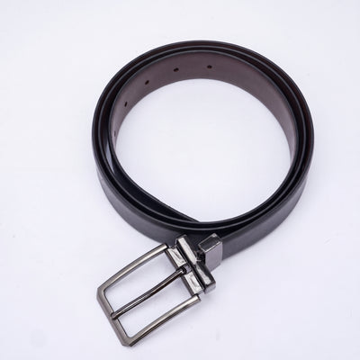 Genuine Leather Reversible Standard Lock Belt - Black | Brown