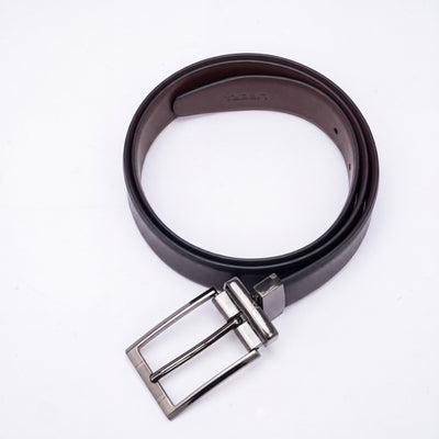 Genuine Leather Reversible Standard Lock Belt - Black | Brown