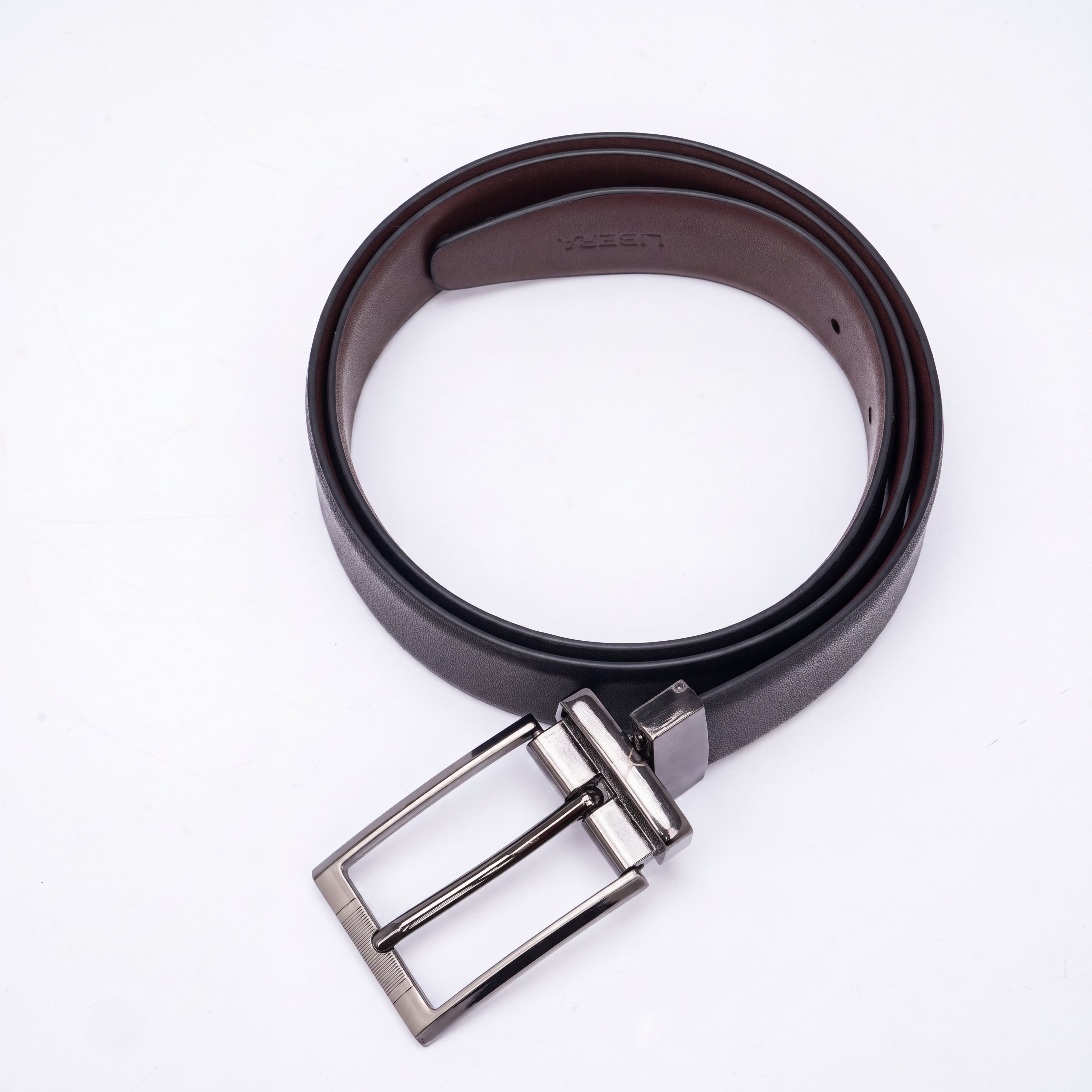Genuine Leather Reversible Standard Lock Belt - Black | Brown