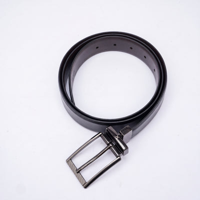 Genuine Leather Reversible Standard Lock Belt - Black | Coffee Brown