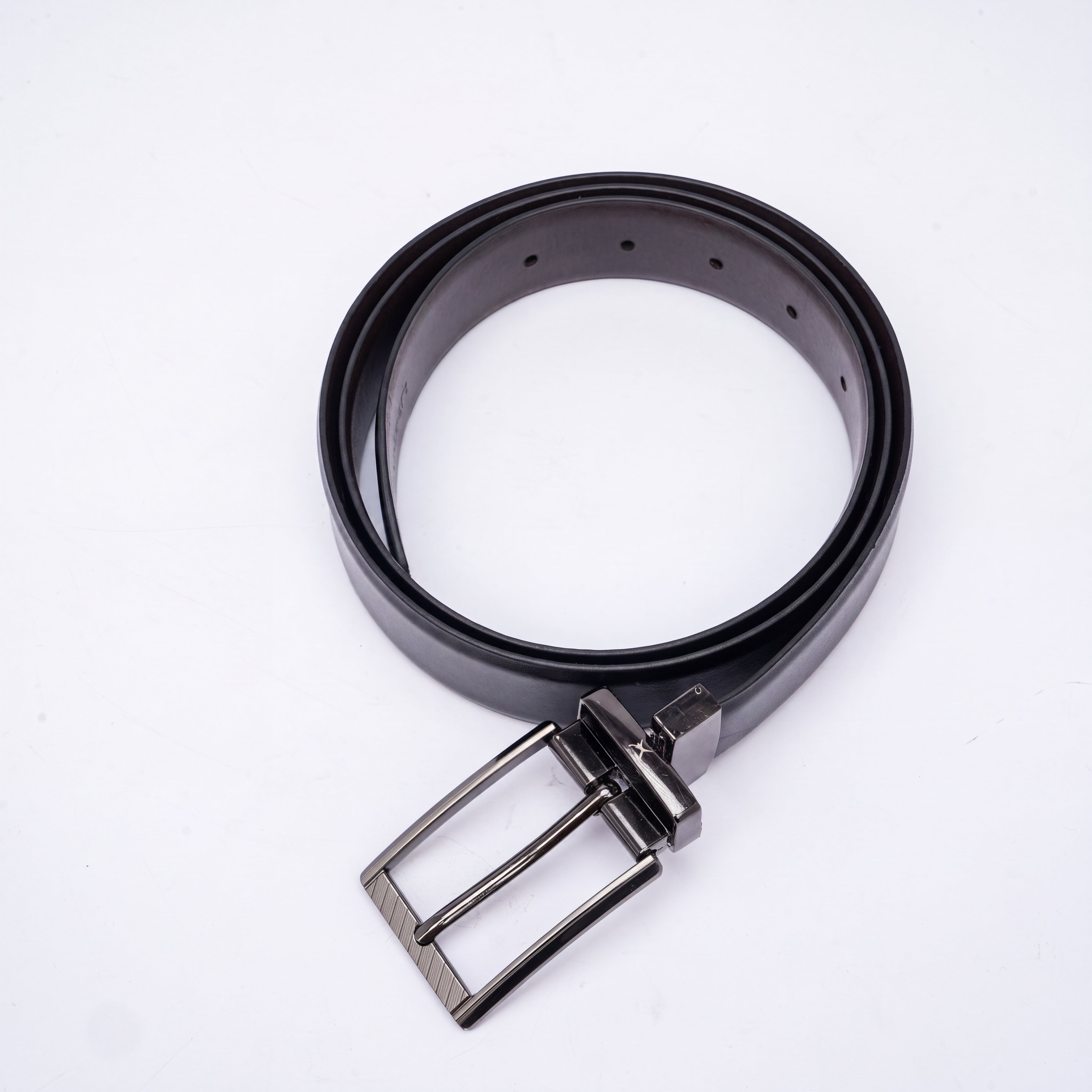 Genuine Leather Reversible Standard Lock Belt - Black | Coffee Brown
