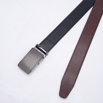 Genuine Leather Auto Lock Belt - Black | Brown