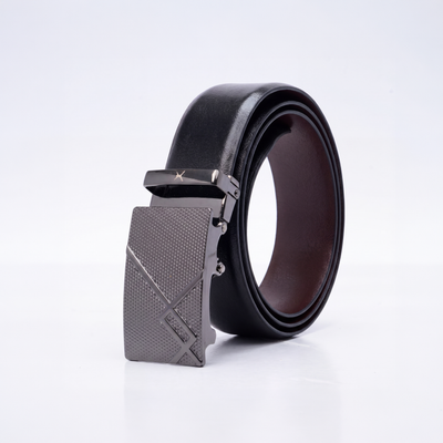 Genuine Leather Auto Lock Belt - Black | Brown