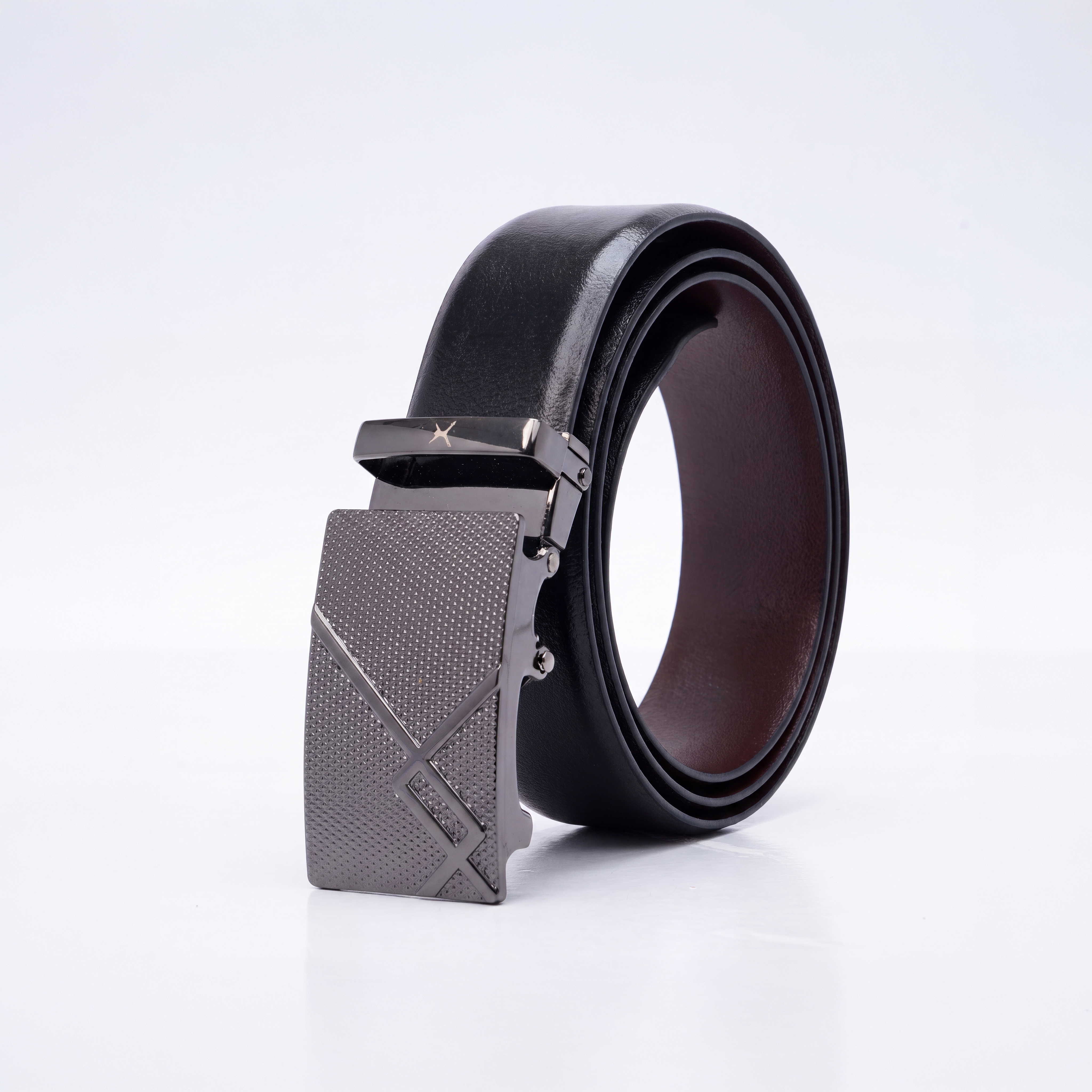 Genuine Leather Auto Lock Belt - Black | Brown