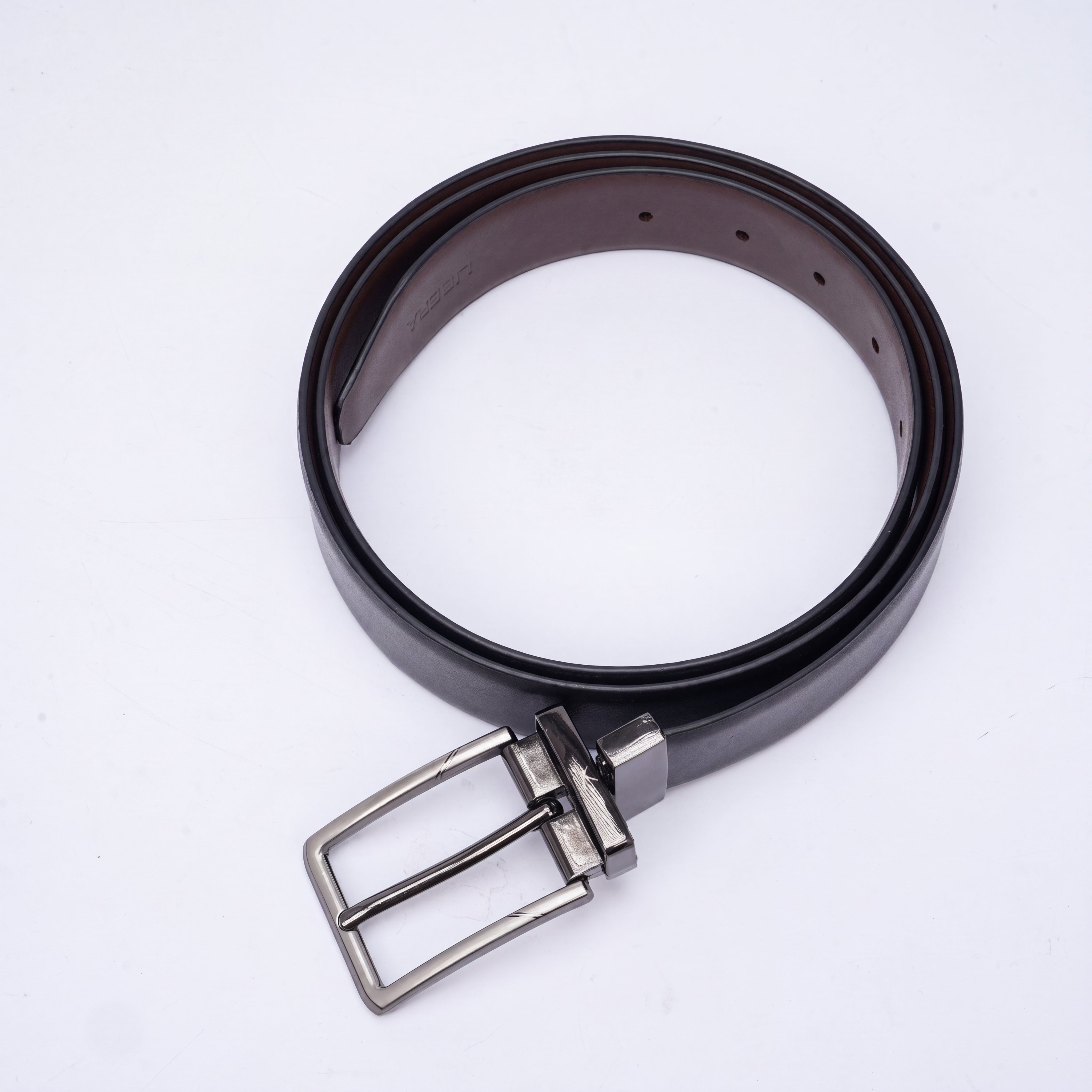 Genuine Leather Reversible Standard Lock Belt - Black | Coffee Brown