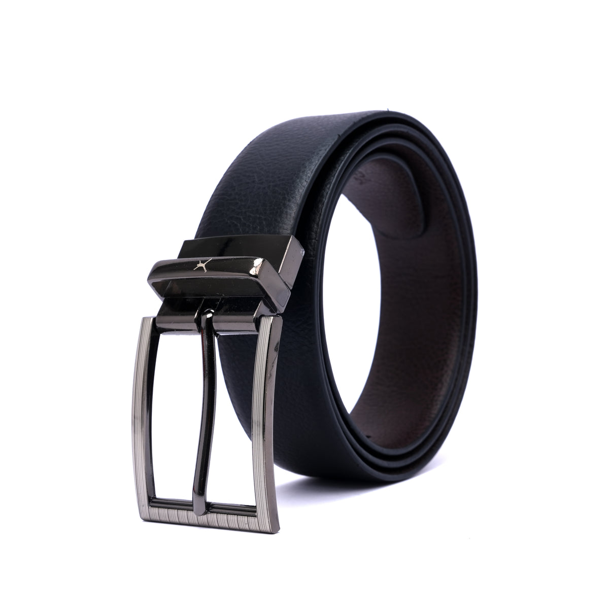 Genuine Leather Reversible Standard Lock Belt - Black | Dark Brown