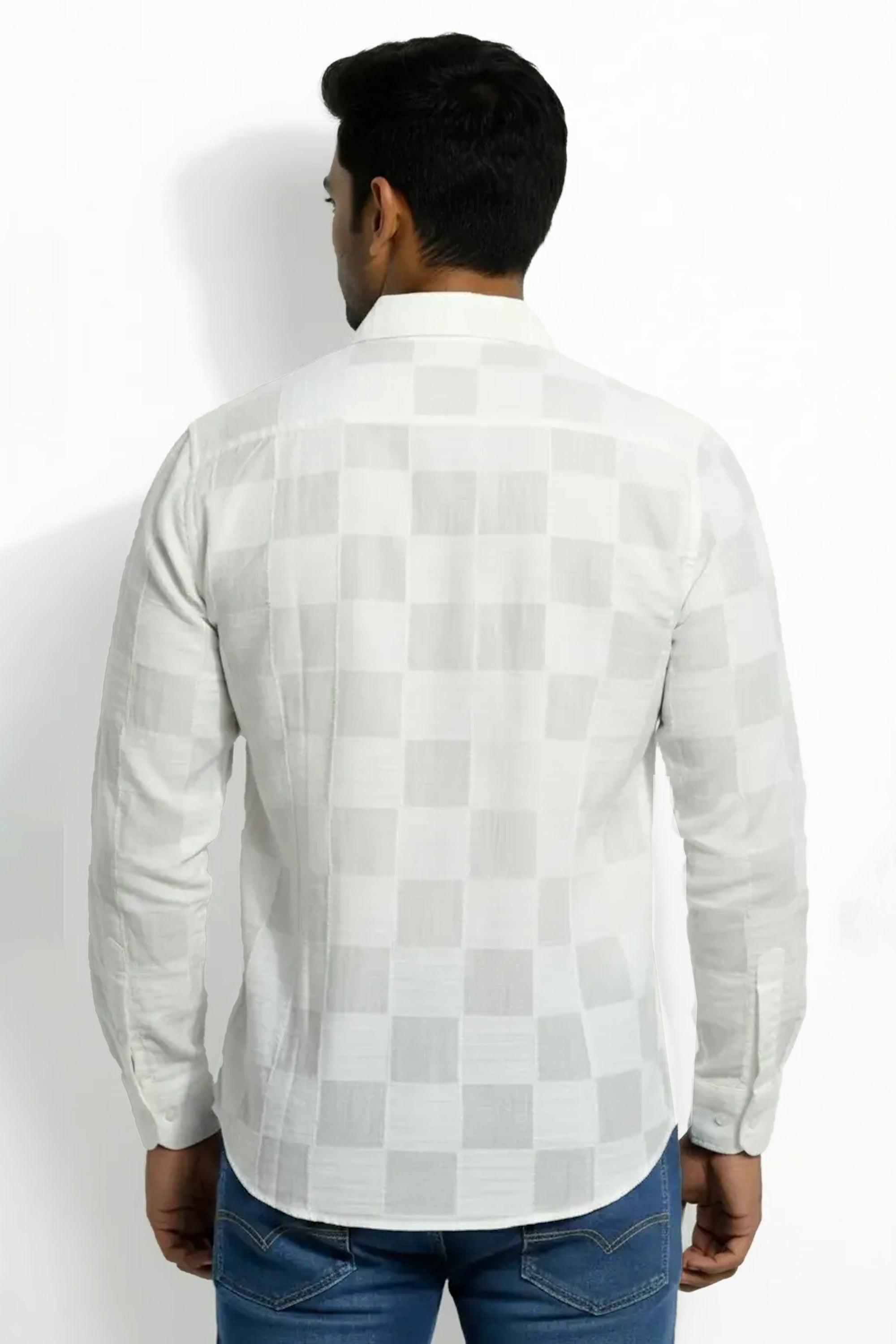 Slim Fit Cotton Plain L/S Shirt