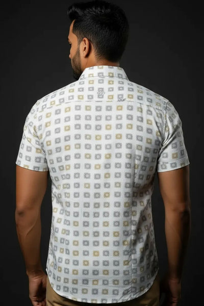 Slim Fit Printed - S/S Shirt
