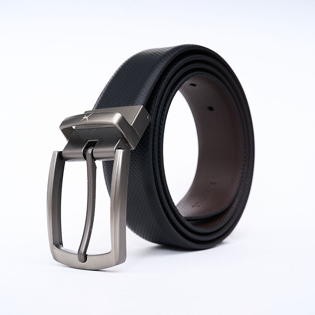 Reversible Standard Lock Belt - Black / Dark Brown