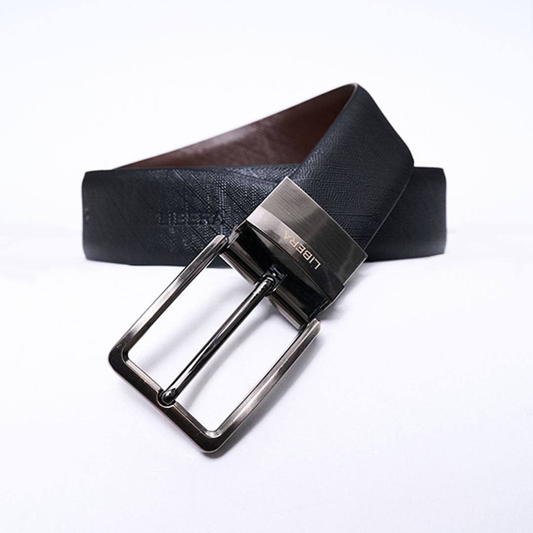 Reversible Standard Lock Belt - Black / Dark Brown