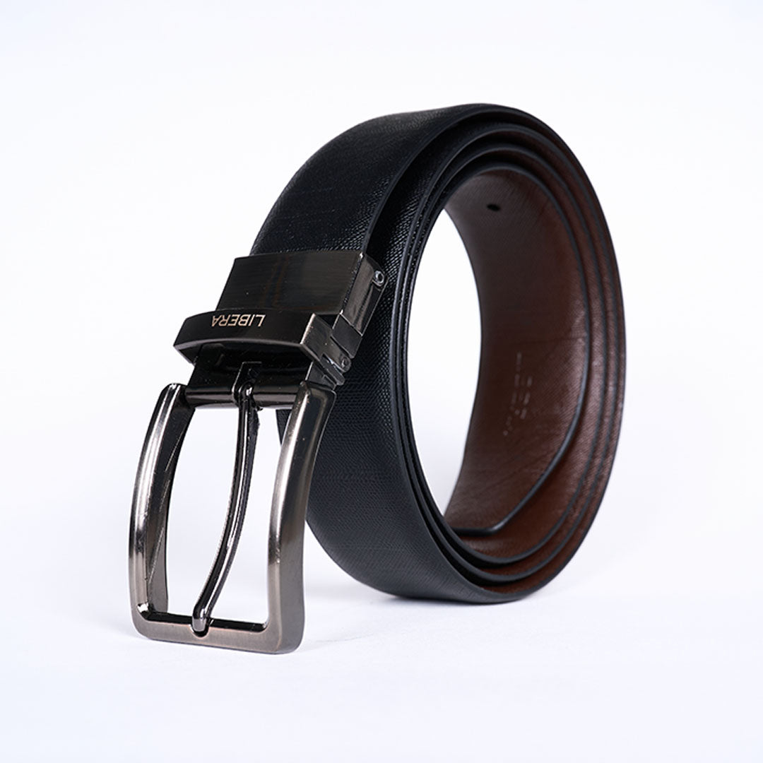 Reversible Standard Lock Belt - Black / Dark Brown